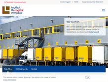 Tablet Screenshot of logreal-die-logistikimmobilie.com
